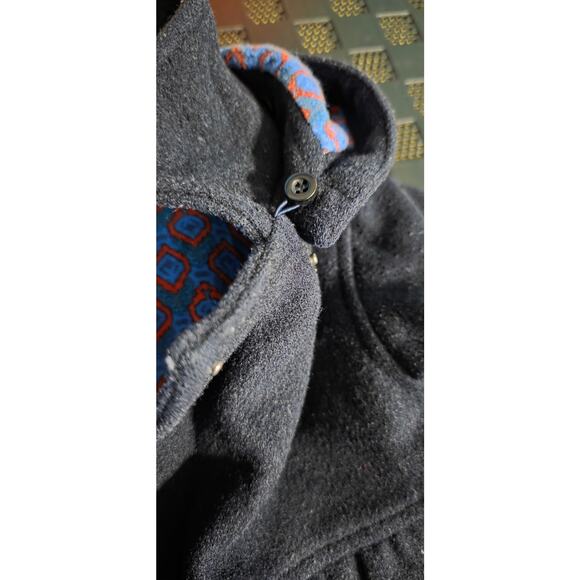 Egg by Susan Lazar Girls Hooded Blue Wool Pea Coat Size 3 - Picture 6 of 6
